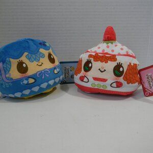 Strawberry Shortcake Blueberry Muffin Reversible Teeturtle Plushies Set of 2 NWT